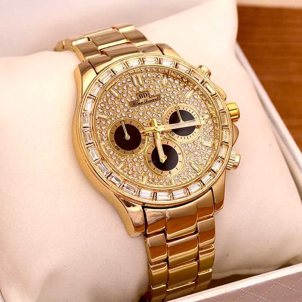 kingsbon men watches diamond steel casual watches iced out male gold quartz watch big dial gift for men, Slivery;brown
kingsbon men watches diamond steel casual watches iced out male gold quartz watch big dial gift for men, Slivery;brown