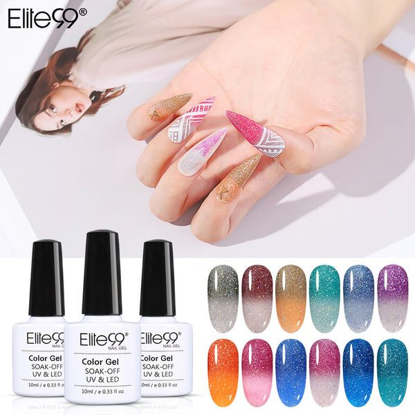 elite99 10ml laser temperature change gel polish shimmer glitter thermal gel nail polish soak off uv, Red;pink
elite99 10ml laser temperature change gel polish shimmer glitter thermal gel nail polish soak off uv, Red;pink