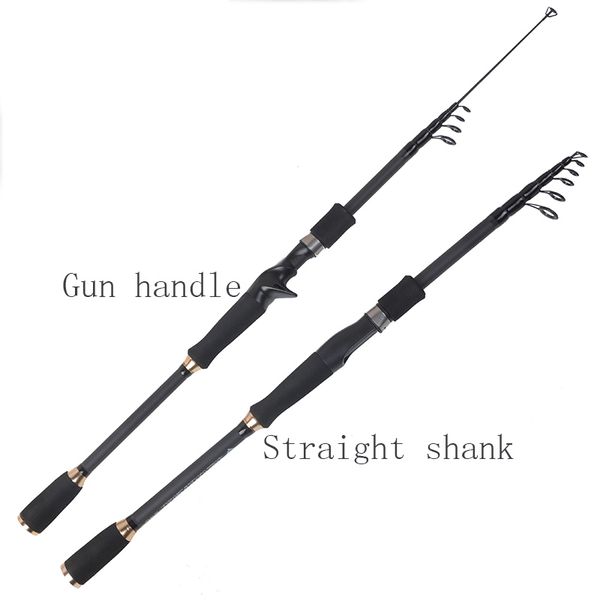 1.8m black portable vibrating retractable road fishing reel aachen long scarbon straight handle gun handle short section fishing rod
1.8m black portable vibrating retractable road fishing reel aachen long scarbon straight handle gun handle short section fishing rod