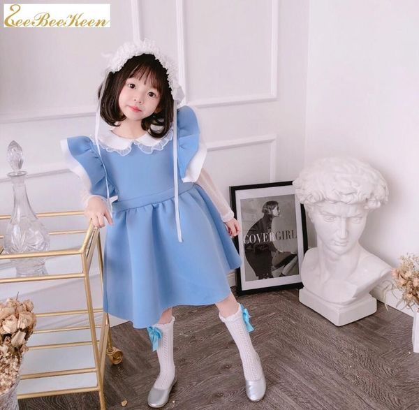 girls cute lolita dress blue cotton dress kids sweet lolita white doll collar vest children alice cosplay princess
girls cute lolita dress blue cotton dress kids sweet lolita white doll collar vest children alice cosplay princess