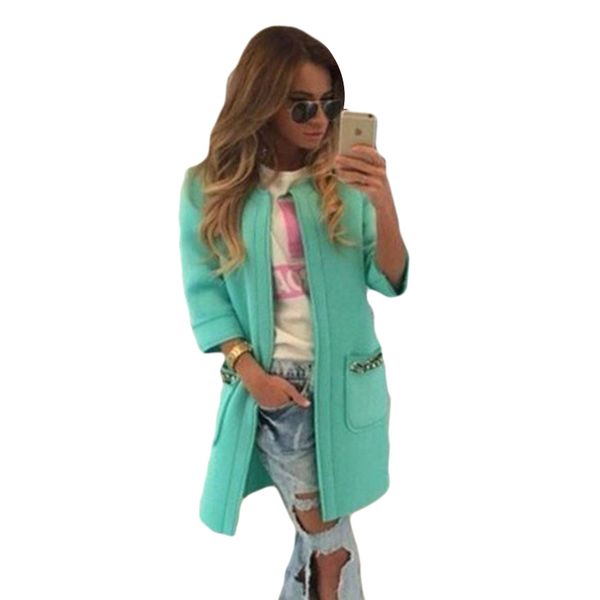 new 2019 autumn winter trench women casual coat long o-neck outwear coats three quarter sleeve female cardigan, Tan;black
new 2019 autumn winter trench women casual coat long o-neck outwear coats three quarter sleeve female cardigan, Tan;black