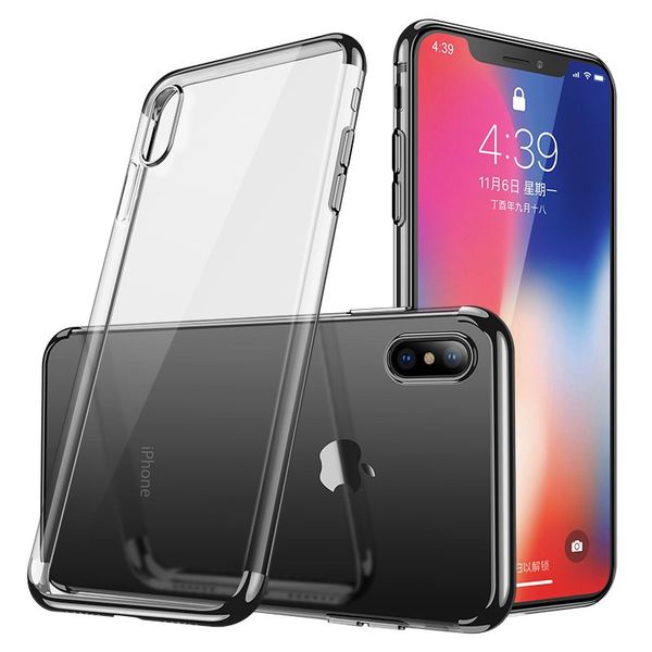 For iPhone X XS Max XR 78 Plating Soft Clear TPU Case Silicone Transparent Gel Cover Phone For Samsung S10 PLUS S10e S9
For iPhone X XS Max XR 78 Plating Soft Clear TPU Case Silicone Transparent Gel Cover Phone For Samsung S10 PLUS S10e S9