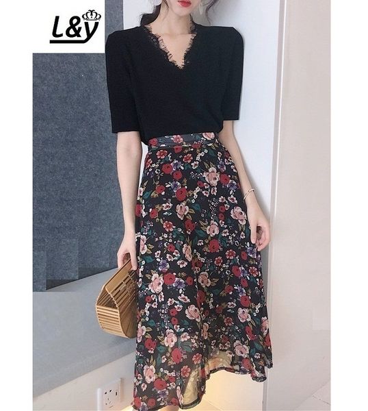 ly top sweater + юбка женская наборы модные элегантные кружевные v-образным вырезом половина рукава полиэстер топ цветочный печатный шифонов, White
ly top sweater + юбка женская наборы модные элегантные кружевные v-образным вырезом половина рукава полиэстер топ цветочный печатный шифонов, White