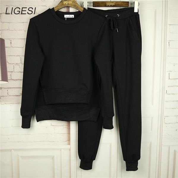 active autumn winter women cotton tracksuit 2 piece set clothing solid sportswear suit woman irregular hoodies set costumes convention, Gray
active autumn winter women cotton tracksuit 2 piece set clothing solid sportswear suit woman irregular hoodies set costumes convention, Gray