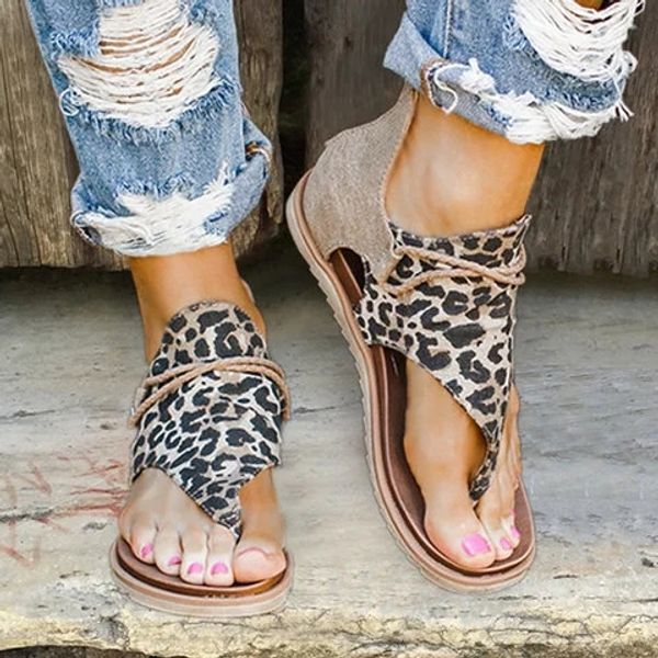 2020 women summer sandals leopard print shoes plus size gladiator comfy sandals flat women summer shoes, Black
2020 women summer sandals leopard print shoes plus size gladiator comfy sandals flat women summer shoes, Black
