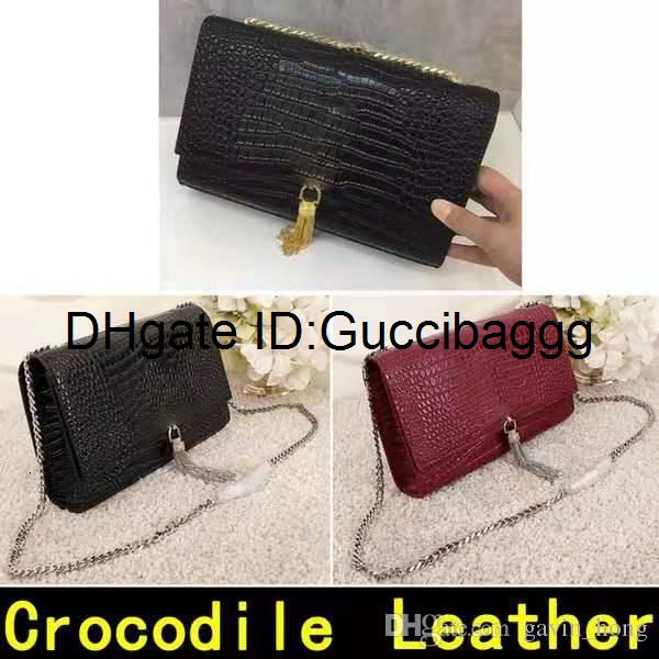 crocodile pattern original leather gold silver chain pendant genuine leather women designer handbags shoulder bags
crocodile pattern original leather gold silver chain pendant genuine leather women designer handbags shoulder bags