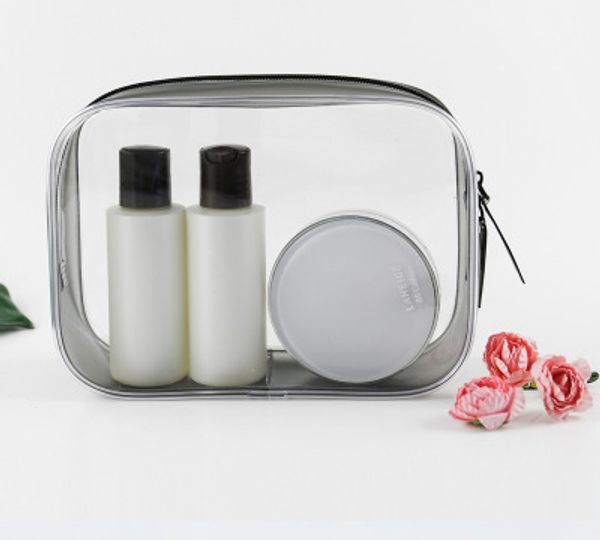 large size pvc plastic bag custom sewing thread zipper waterproof cosmetic bag fashion simple large-capacity travel wash toiletries
large size pvc plastic bag custom sewing thread zipper waterproof cosmetic bag fashion simple large-capacity travel wash toiletries