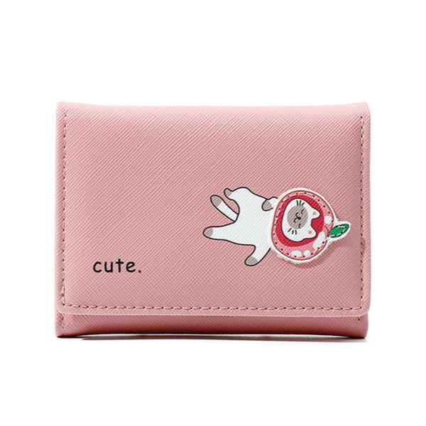 wallets 2021 cute cartoon wallet pu leather women purse ladies trifold female small money purses pink blue, Red;black
wallets 2021 cute cartoon wallet pu leather women purse ladies trifold female small money purses pink blue, Red;black