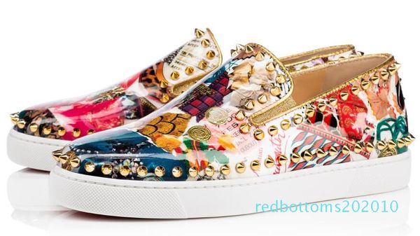 last designer red bottom sneakers casual shoes womens black lows spikes flats loafers pik boat genuine leather design man woman shoe r10 
last designer red bottom sneakers casual shoes womens black lows spikes flats loafers pik boat genuine leather design man woman shoe r10