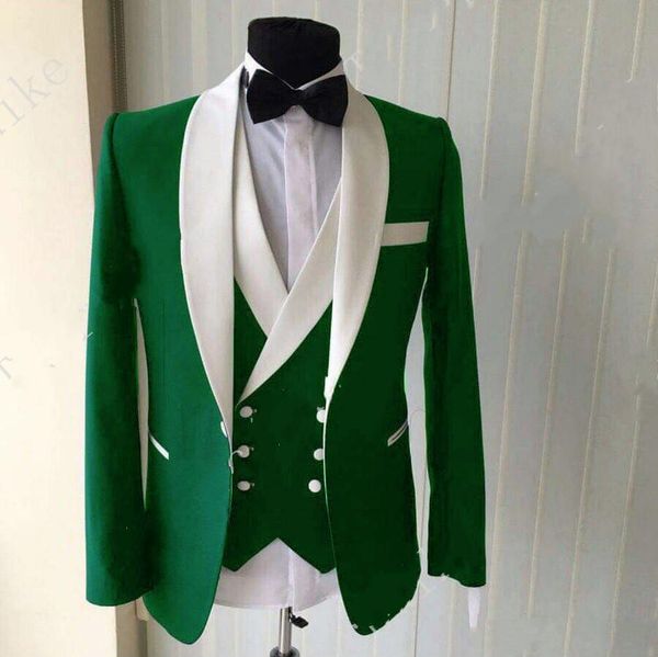 green groom tuxedos white lapel groomsman wedding 3 piece suit fashion men business prom party jacket blazer(jacket+pants+tie+vest) 2486, Black;gray
green groom tuxedos white lapel groomsman wedding 3 piece suit fashion men business prom party jacket blazer(jacket+pants+tie+vest) 2486, Black;gray