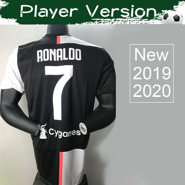 Player Version #7 RONALDO Home Soccer jerseys 2019 2020 Top Quality Football Shirts #10 DYBALA #4 DE LIGT #5 PJANIC Football Uniforms Sales
Player Version #7 RONALDO Home Soccer jerseys 2019 2020 Top Quality Football Shirts #10 DYBALA #4 DE LIGT #5 PJANIC Football Uniforms Sales