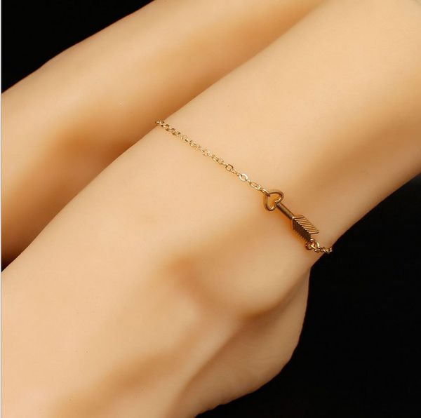 simple anklets for girls /ladies metal made arrow heart charm anklet bracelets ( gold/silver plated, Red;blue
simple anklets for girls /ladies metal made arrow heart charm anklet bracelets ( gold/silver plated, Red;blue