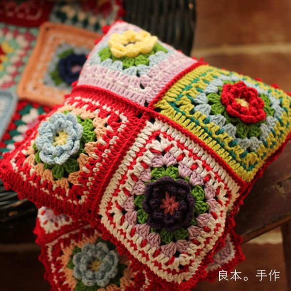 vintage handmade crocheted pillow for garden farmhouse decor100% cotton thread crocheting cushion contains core 34x34cm
vintage handmade crocheted pillow for garden farmhouse decor100% cotton thread crocheting cushion contains core 34x34cm