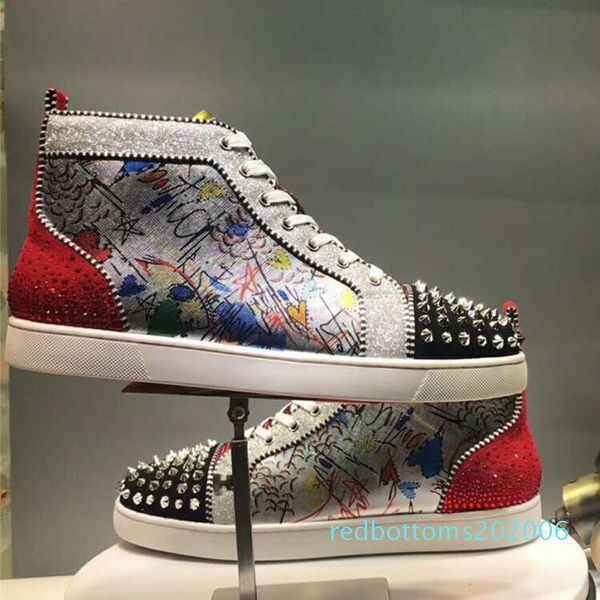 designer shoes spike red bottom sneakers leather shoes junior calf casual loafer shoes luxury men women size with box dust bag t01, Black
designer shoes spike red bottom sneakers leather shoes junior calf casual loafer shoes luxury men women size with box dust bag t01, Black