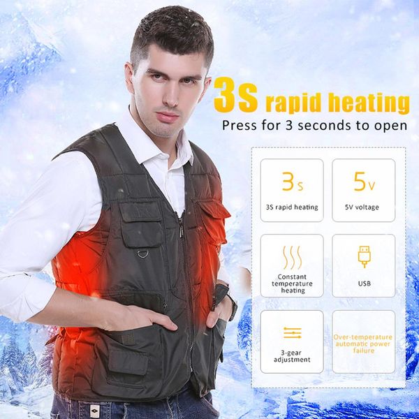 intelligent heating solid color cotton vest korean version jacket clothes autumn and winter, Gray;blue
intelligent heating solid color cotton vest korean version jacket clothes autumn and winter, Gray;blue