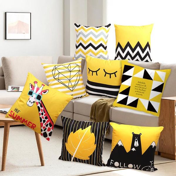 fengrise 45x45 cm yellow pillowcase home decorative nordic cushion cover sofa pillow case decor bedroom car lumbar pillow cover
fengrise 45x45 cm yellow pillowcase home decorative nordic cushion cover sofa pillow case decor bedroom car lumbar pillow cover