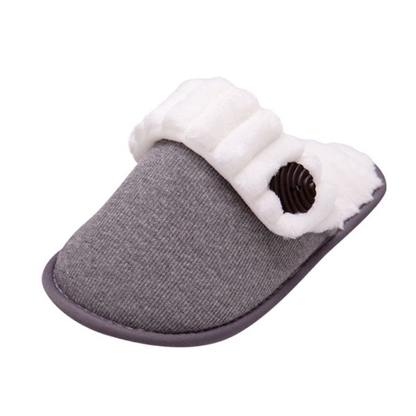 cute wool and velvet home cotton slippers solid color round head flat bottom indoor slippers slip on warm winter #zc, Black
cute wool and velvet home cotton slippers solid color round head flat bottom indoor slippers slip on warm winter #zc, Black