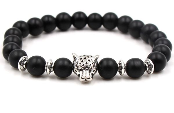 8mm adjusted charm head nature stone bead copper frosted agate onyx bracelet fh3fd leopard head reiki chakra buddha yoga, Black
8mm adjusted charm head nature stone bead copper frosted agate onyx bracelet fh3fd leopard head reiki chakra buddha yoga, Black