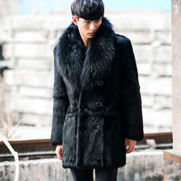 furry men faux fur coats 2020 men's winter flurry faux fur jacket double breasted big collar vintage luxury furry coat m767, Black
furry men faux fur coats 2020 men's winter flurry faux fur jacket double breasted big collar vintage luxury furry coat m767, Black