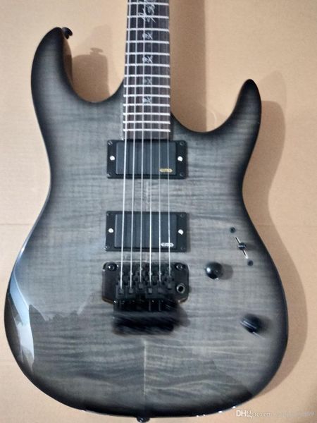 custom factory sales new custom high-end es electric guitar, black tiger veneer, hh pickup, single piece connection
custom factory sales new custom high-end es electric guitar, black tiger veneer, hh pickup, single piece connection