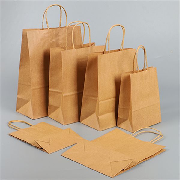 6pcs white kraft recycled paper bag with handles for wedding party shopping gift packaging retail party business merchandise bag
6pcs white kraft recycled paper bag with handles for wedding party shopping gift packaging retail party business merchandise bag