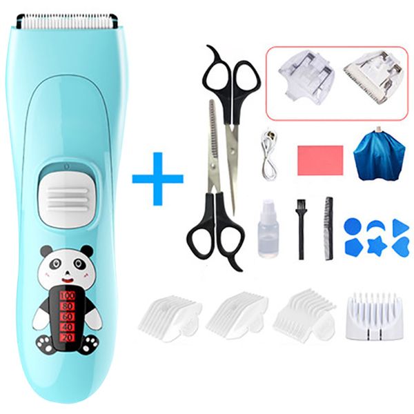 electric baby hair clippers ceramic hair trimmer ultra quiet waterproof rechargeable cordless haircut kit set for infants
electric baby hair clippers ceramic hair trimmer ultra quiet waterproof rechargeable cordless haircut kit set for infants