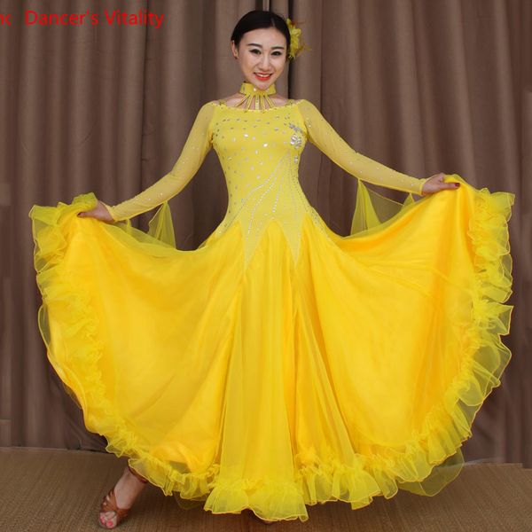 2018 new ballroom dance dress diamond big swing dresses lady's waltz tango dancing competition performance costumes, Black;red
2018 new ballroom dance dress diamond big swing dresses lady's waltz tango dancing competition performance costumes, Black;red
