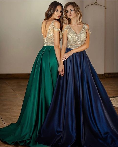 V Neck Sexy Elegant Mermaid Evening Formal Dresses 2019 Beaded Evening Gowns Evening Wear vestidos robe de soiree Abendkleider
V Neck Sexy Elegant Mermaid Evening Formal Dresses 2019 Beaded Evening Gowns Evening Wear vestidos robe de soiree Abendkleider