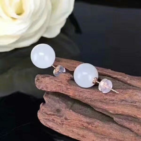 shilovem 18k yellow gold natural white jasper stud earring classic fine jewelry women wedding gift 10*10mmm myme101009hy, Silver
shilovem 18k yellow gold natural white jasper stud earring classic fine jewelry women wedding gift 10*10mmm myme101009hy, Silver