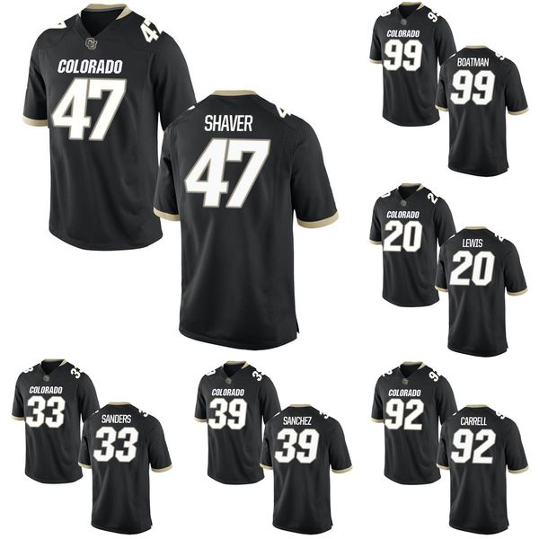 brian boatman stitched men's colorado buffaloes drew lewis christian shaver chase sanders carrell college football jersey, Black
brian boatman stitched men's colorado buffaloes drew lewis christian shaver chase sanders carrell college football jersey, Black