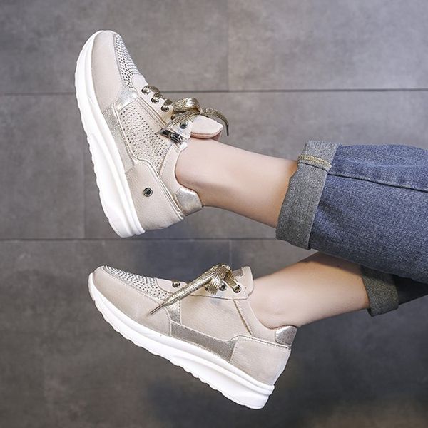 women shoes gold sneakers zipper platform trainers women shoes casual lace-up tenis feminino zapatos de mujer womens sneakers, Black
women shoes gold sneakers zipper platform trainers women shoes casual lace-up tenis feminino zapatos de mujer womens sneakers, Black