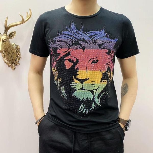 марка моды короткий рукав новых rhinestone мужской летний хлопок футболки дышащая футболка, White;black
марка моды короткий рукав новых rhinestone мужской летний хлопок футболки дышащая футболка, White;black
