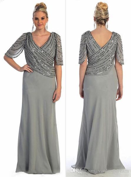 autumn new arrival plus size beading chiffon mother of the bride dresses v-neckline half sleeve sheath floor length mother dress, Black;red
autumn new arrival plus size beading chiffon mother of the bride dresses v-neckline half sleeve sheath floor length mother dress, Black;red