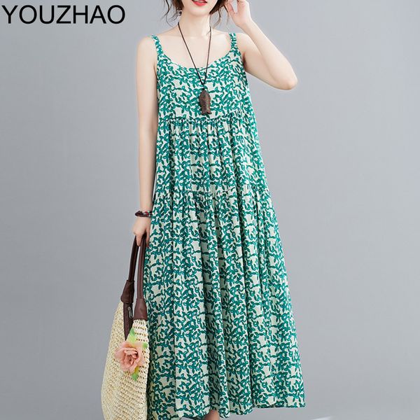 plus size fashion print dress summer loose large size suspenders long dress women 2020 cotton and linen one-piece clothing women, Black;gray
plus size fashion print dress summer loose large size suspenders long dress women 2020 cotton and linen one-piece clothing women, Black;gray