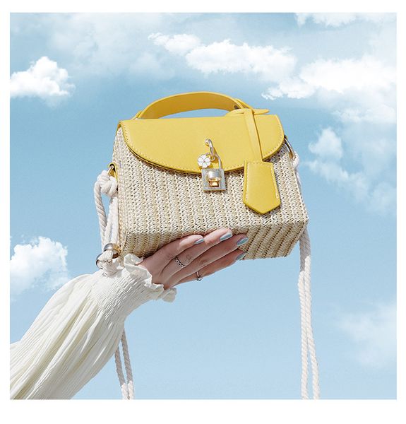 women's bag 2020 popular new style all-match knitted messenger bag fashion straw handbag
women's bag 2020 popular new style all-match knitted messenger bag fashion straw handbag