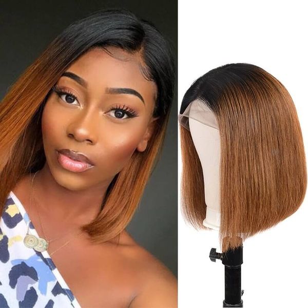 t1b/30 ombre brown lace front human hair wigs brazilian remy straight short bob human hair wigs soku 13x4 lace frontal, Black;brown
t1b/30 ombre brown lace front human hair wigs brazilian remy straight short bob human hair wigs soku 13x4 lace frontal, Black;brown