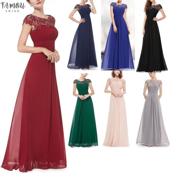 8 colors short sleeves lace women party dress elegant chiffon high waist long dress solid ball gown vestidos de festa, Black;gray
8 colors short sleeves lace women party dress elegant chiffon high waist long dress solid ball gown vestidos de festa, Black;gray