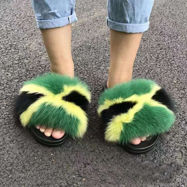 ladies/kids summer real fox fur slippers children's/women fluffy furry slides cute vogue plush shoes woman beach fur flip flops, Black
ladies/kids summer real fox fur slippers children's/women fluffy furry slides cute vogue plush shoes woman beach fur flip flops, Black