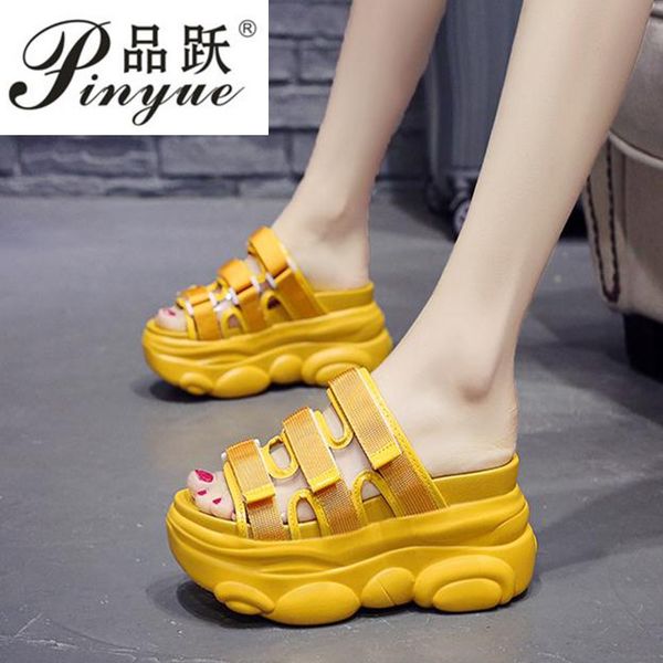 new summer women slippers high platform wedges sandals 9 cm heels outside flip-flops fashion colorful women white sneakers, Black
new summer women slippers high platform wedges sandals 9 cm heels outside flip-flops fashion colorful women white sneakers, Black