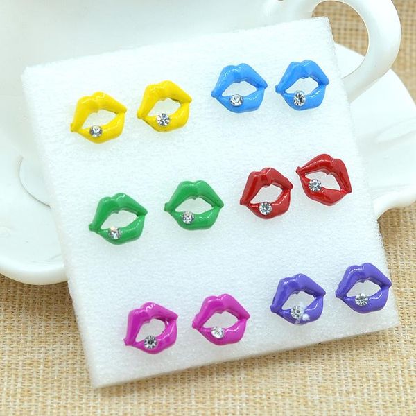 red mouth pink love lip rhinestone simulated stud earrings for women jewelry stud earrings, Golden;silver
red mouth pink love lip rhinestone simulated stud earrings for women jewelry stud earrings, Golden;silver