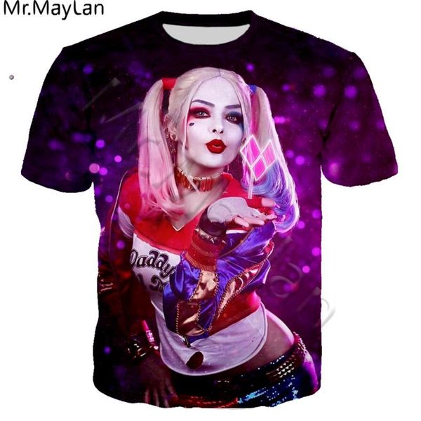 самоубийство состава tshirt мужчины женщина haha футболка 3d печать quinn джокер рубашка summer o-образный вырез повседневной tops tee тенни, White;black
самоубийство состава tshirt мужчины женщина haha футболка 3d печать quinn джокер рубашка summer o-образный вырез повседневной tops tee тенни, White;black