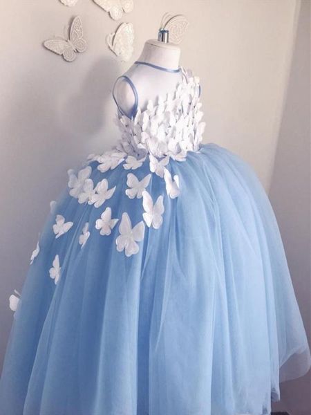 white butterfly flower girl dress fancy tulle ball gown little princess girls birthday party gowns kids communion dresses, Red;yellow
white butterfly flower girl dress fancy tulle ball gown little princess girls birthday party gowns kids communion dresses, Red;yellow