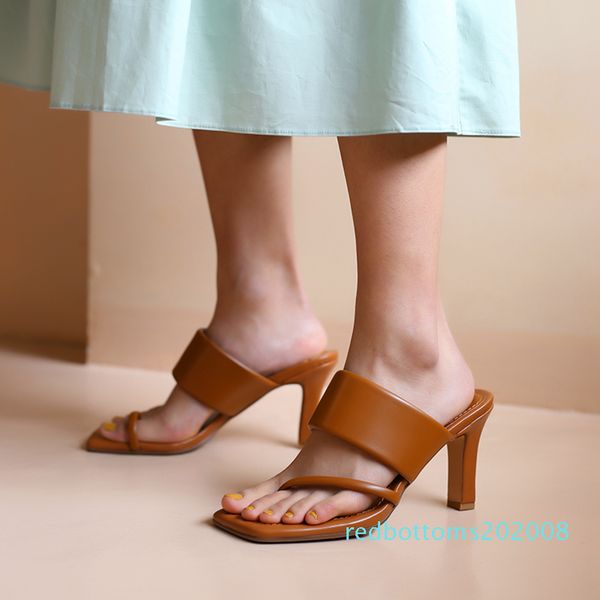 lucyever genuine leather clip toe high heels sandals women summer 2020 outdoor square heels slippers woman mules r08, Black
lucyever genuine leather clip toe high heels sandals women summer 2020 outdoor square heels slippers woman mules r08, Black