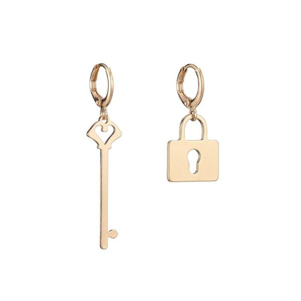 punk hip hop tiny copper lock key drop dangle earrings jewelry for women girls vintage ears accessories metal copper earrings, Silver
punk hip hop tiny copper lock key drop dangle earrings jewelry for women girls vintage ears accessories metal copper earrings, Silver