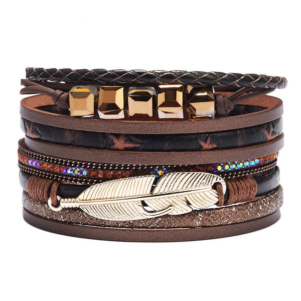 2019 fashion new bracelet ladies alloy feather multicolor jewelry for man&women sale, Golden;silver
2019 fashion new bracelet ladies alloy feather multicolor jewelry for man&women sale, Golden;silver