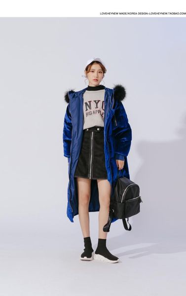 new korean version of blue cap thermal medium-long cotton jacket jacket woman, Black
new korean version of blue cap thermal medium-long cotton jacket jacket woman, Black