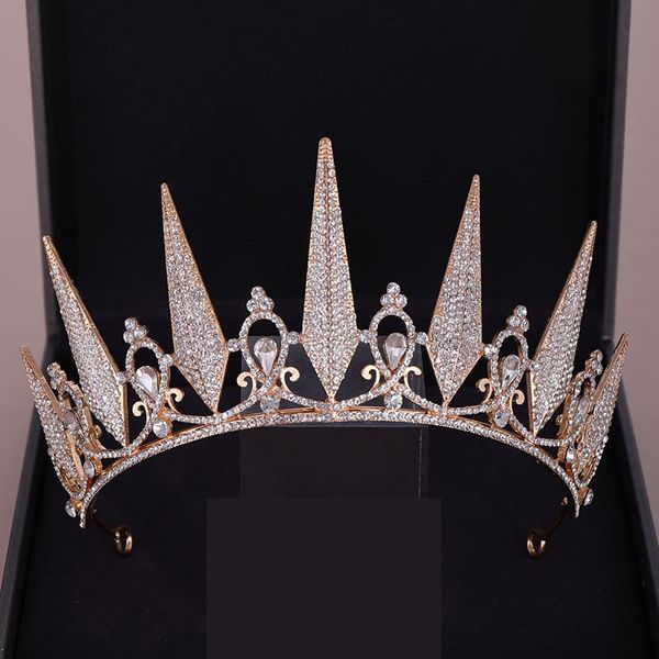 forseven women girl birthday party crown crystal rhinestone tiara headdress hair jewelry accessories for bridal bride wedding, Golden;white
forseven women girl birthday party crown crystal rhinestone tiara headdress hair jewelry accessories for bridal bride wedding, Golden;white
