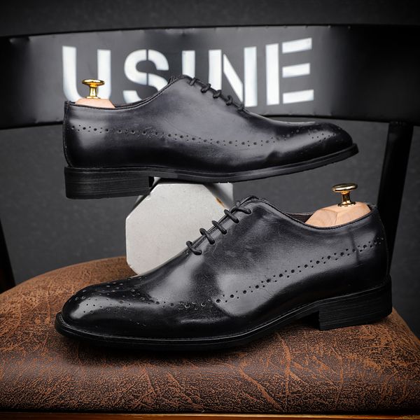 2019 handmade italy designer vintage men's oxford shoes genuine leather black brown wedding party formal casual brand male dress shoes
2019 handmade italy designer vintage men's oxford shoes genuine leather black brown wedding party formal casual brand male dress shoes