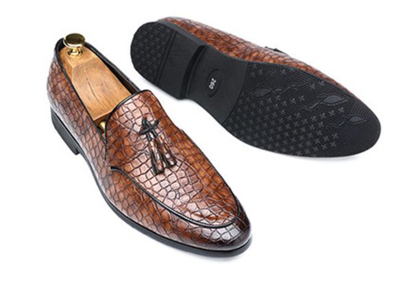 genuine leather mens dress shoes spring flats luxury driving slip on casual plus size male dress shoes, Black
genuine leather mens dress shoes spring flats luxury driving slip on casual plus size male dress shoes, Black