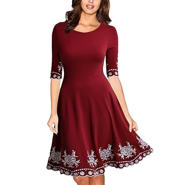 Women Dress Fashion Half Sleeve O-neck Print Evening Party Dress Casual Slim S-5XL Summer Dress Women Knee-Length
Women Dress Fashion Half Sleeve O-neck Print Evening Party Dress Casual Slim S-5XL Summer Dress Women Knee-Length